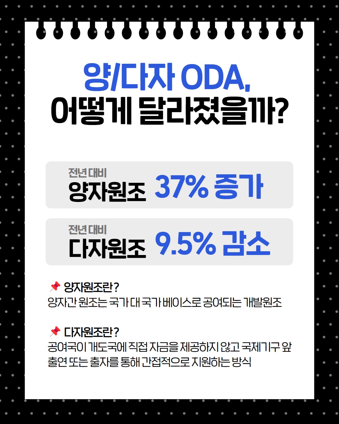 📊 통계로 보는 대한민국 ODA!